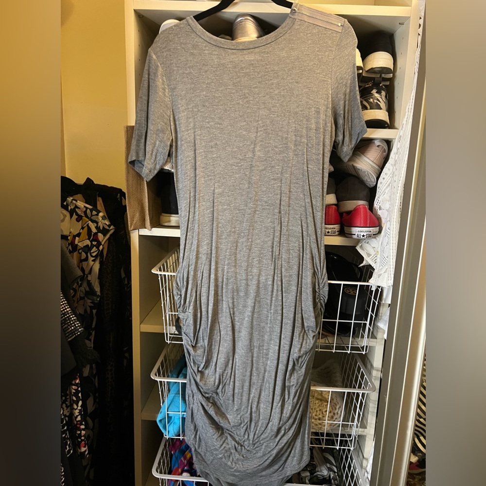 Banana Republic gray casual dress
